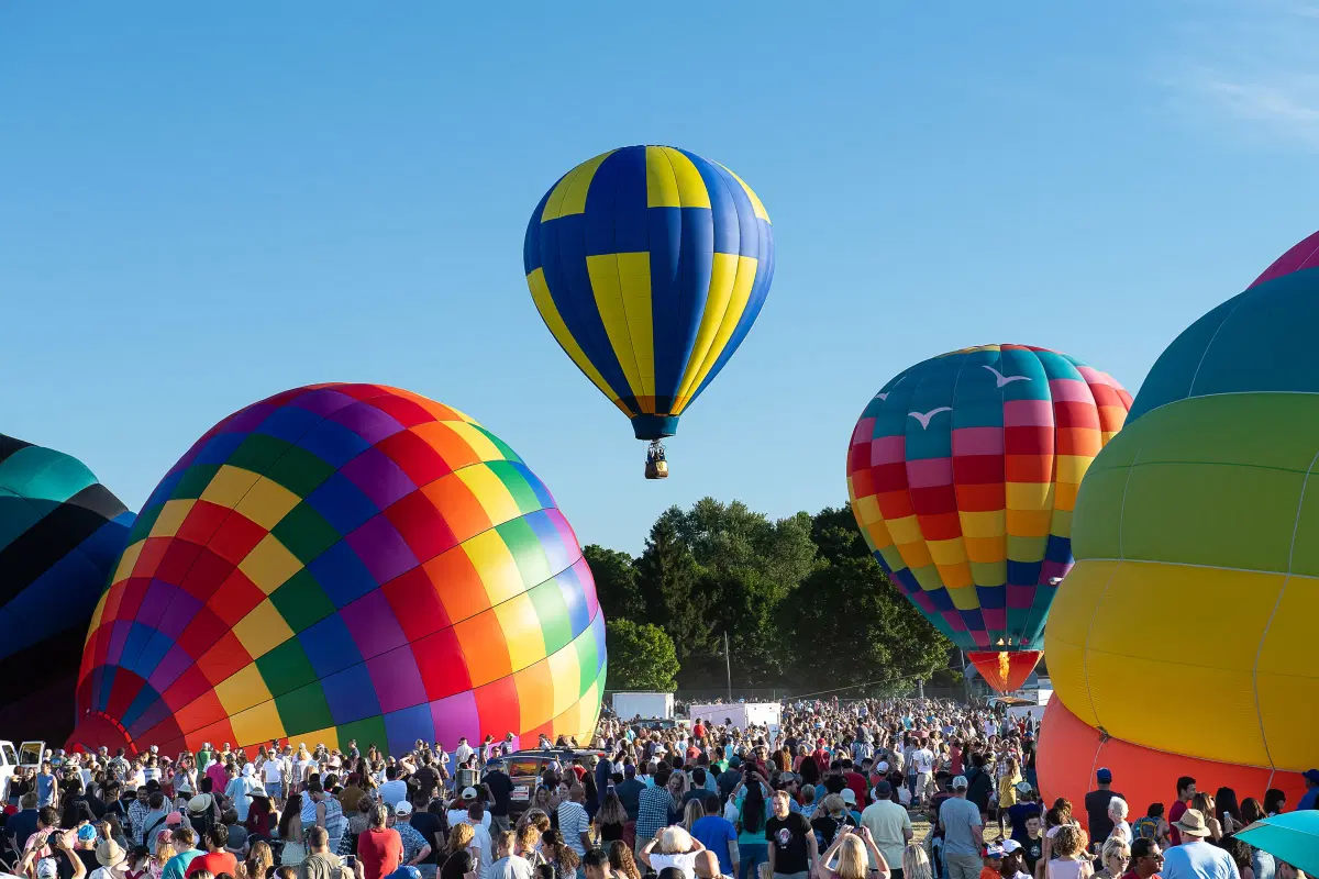 hot air balloon festival ny