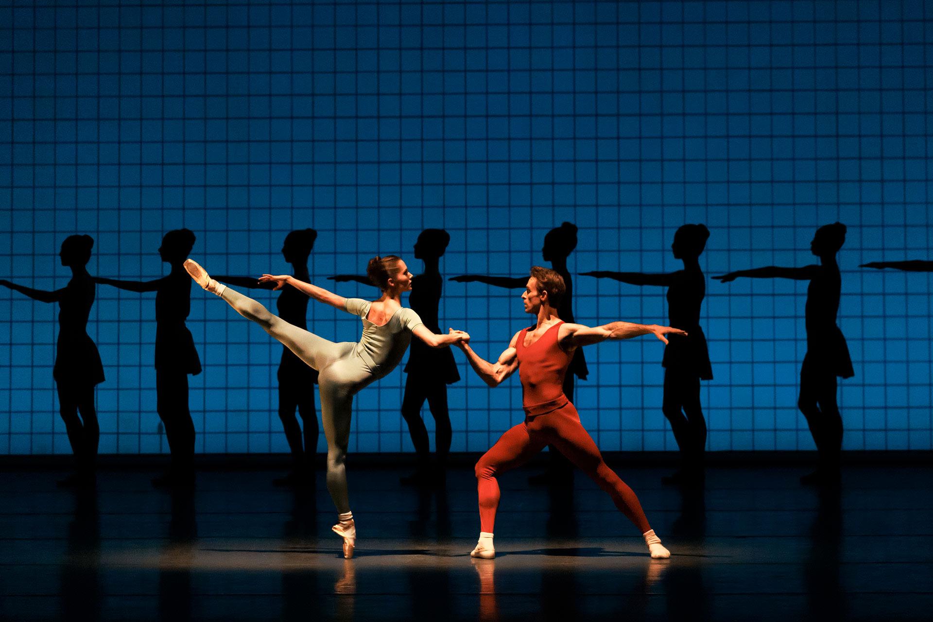 Ballet Dancers on stage 