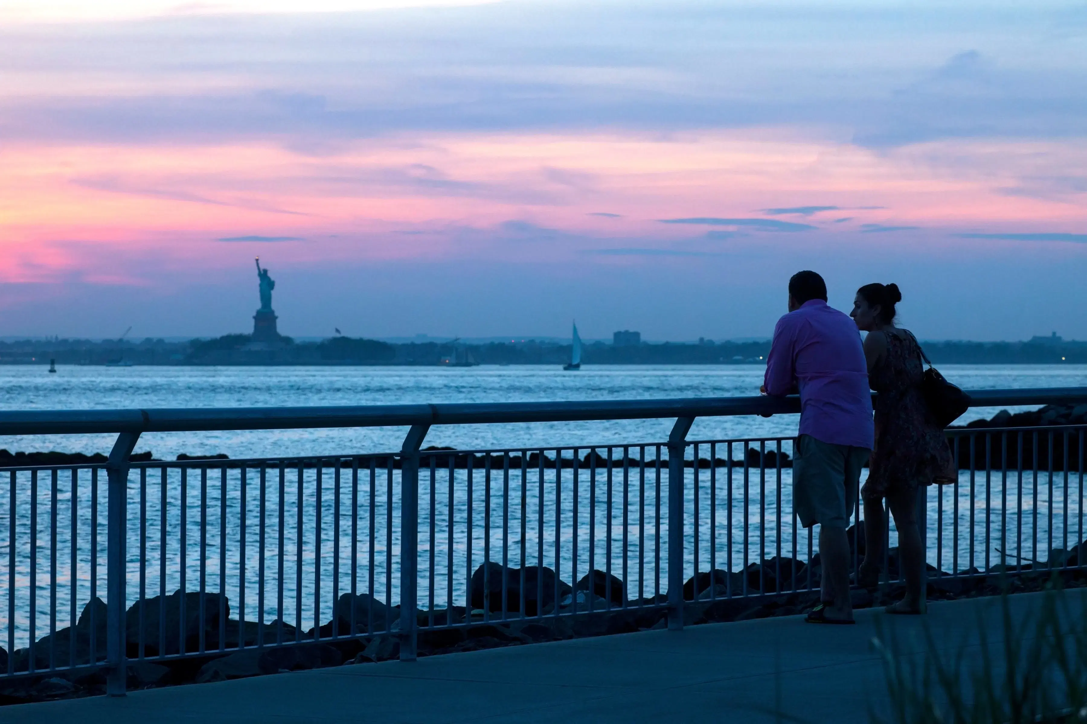 Red Hook view of the Statue of Liberty 