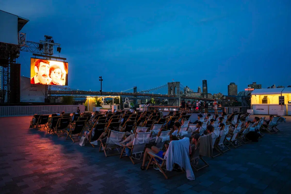 Outdoor Film Screening on Seaport