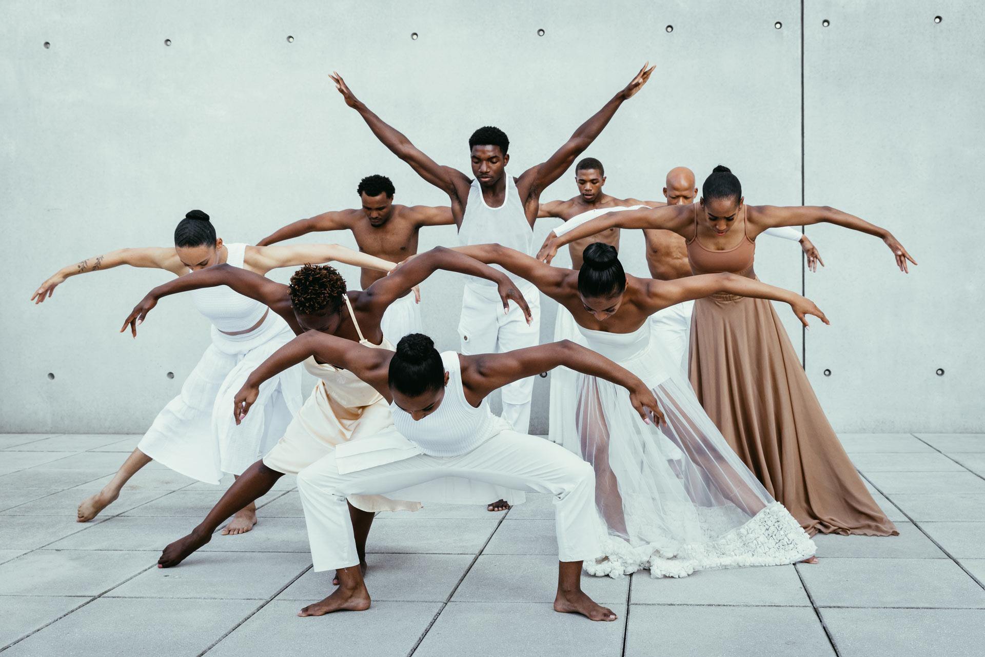 Dancers performing at the Whitney Museum