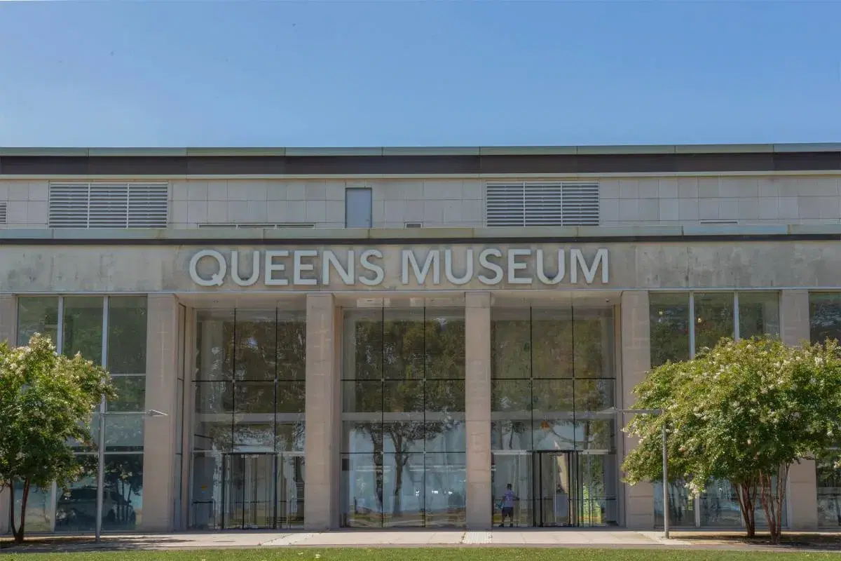 exterior of Queens Museum in Flushing, Queens