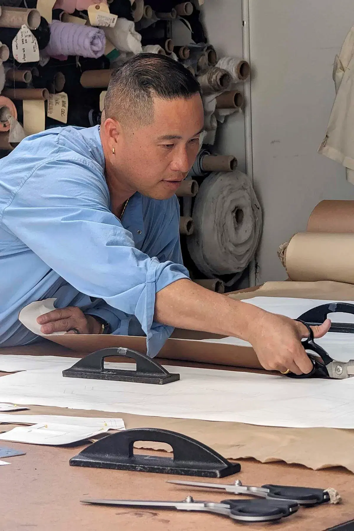 Designer Phillip Lim at work