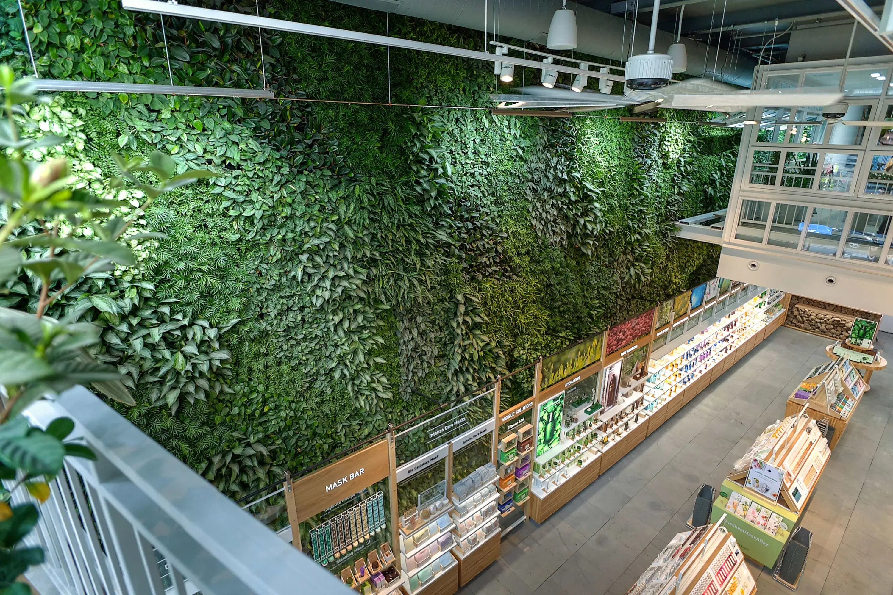 Vertical garden,interior