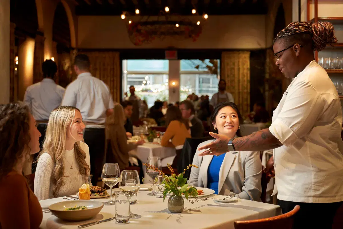 Chef Aretah Ettarh at Gramercy Tavern