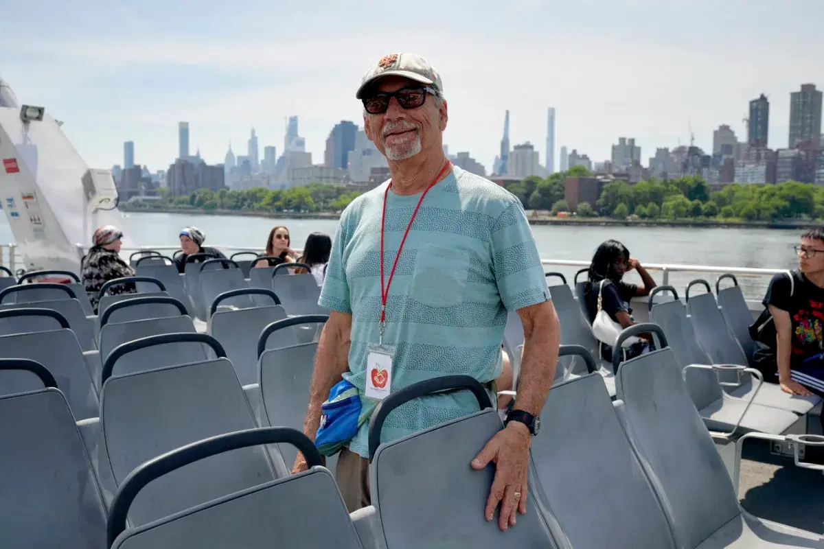 Big Apple Greeter guide Bob Nathanson