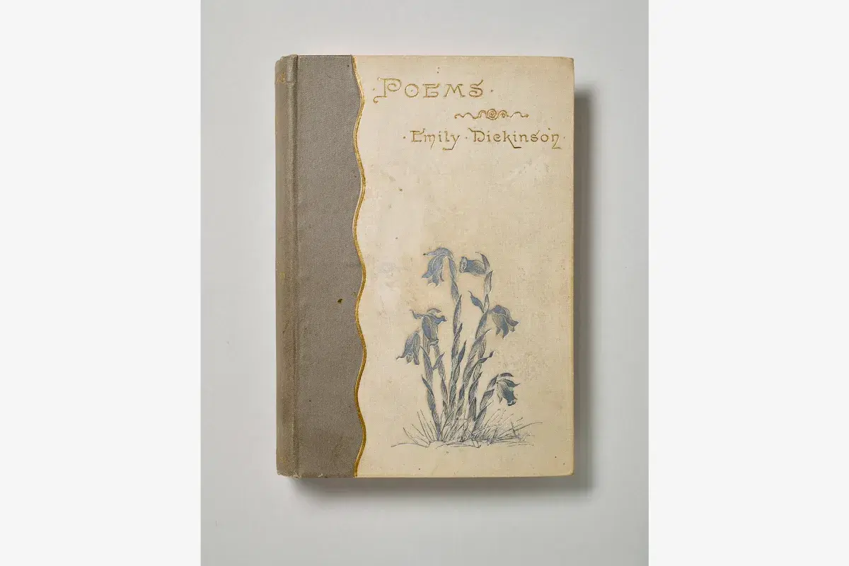 "Poems" (1890), by Emily Dickinson; Boston: Roberts Brothers. Courtesy, Amherst College Archives & Special Collections