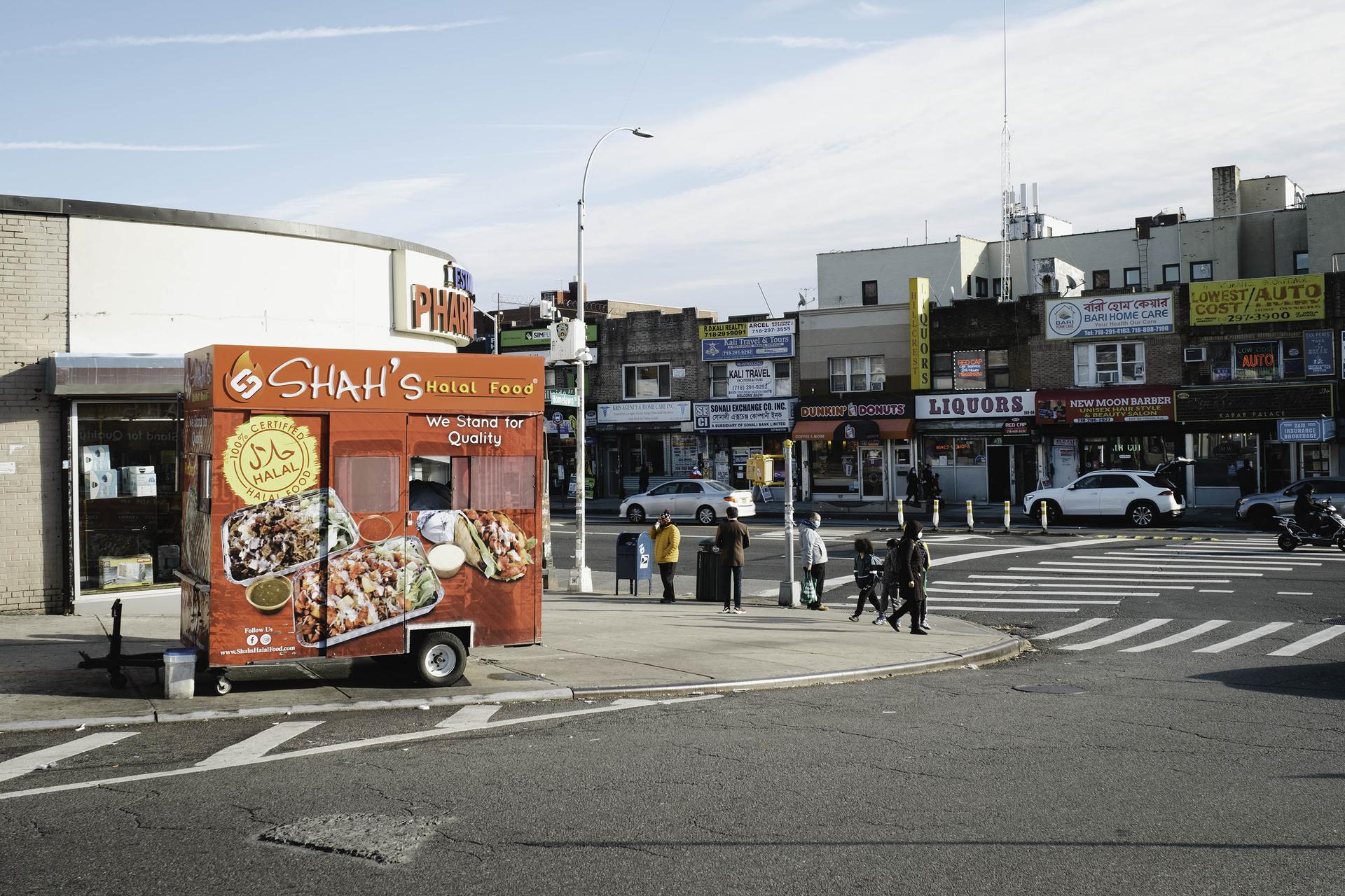 Shah's food truck in Jamaica, Queens
