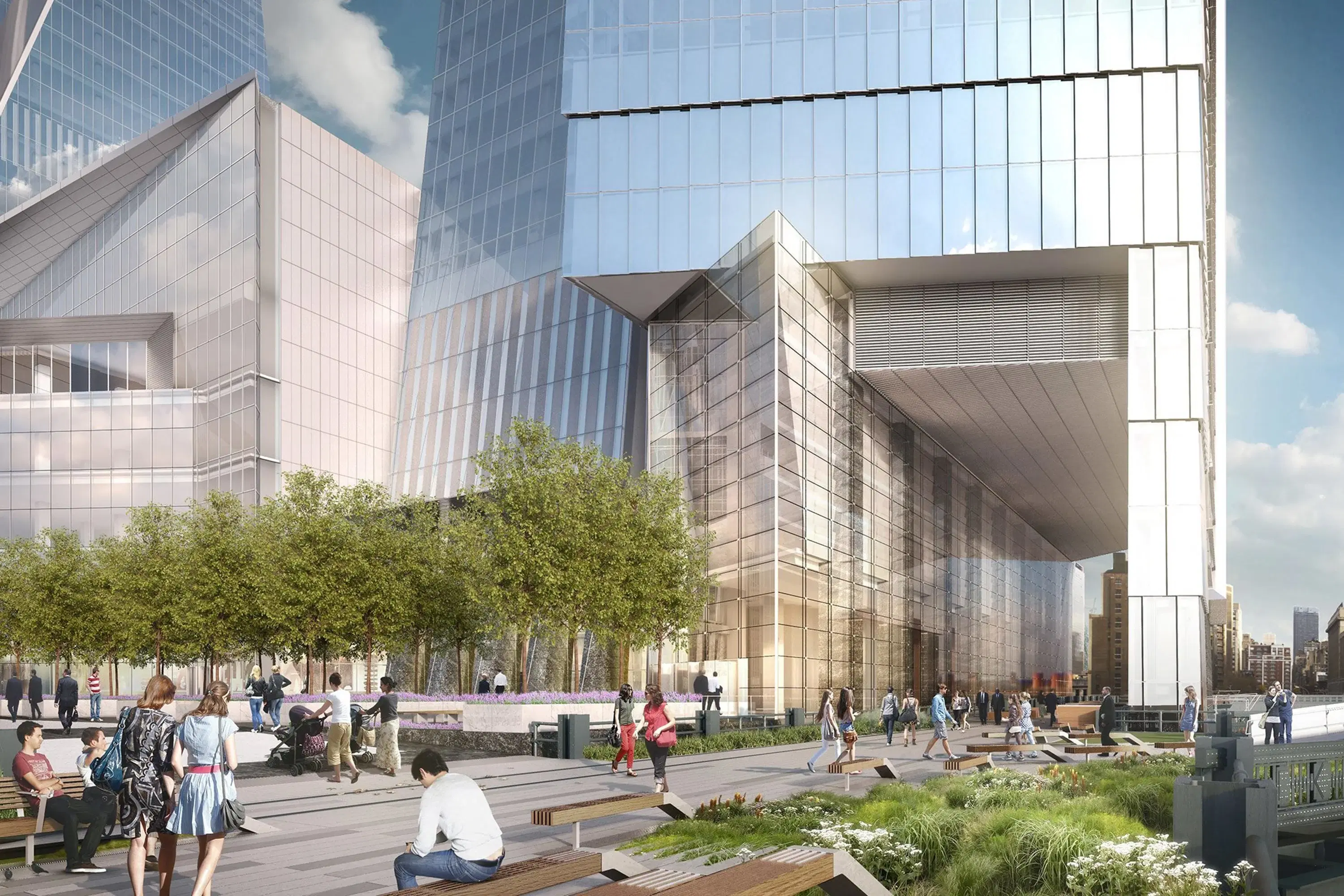 10 Hudson yards, rendering,