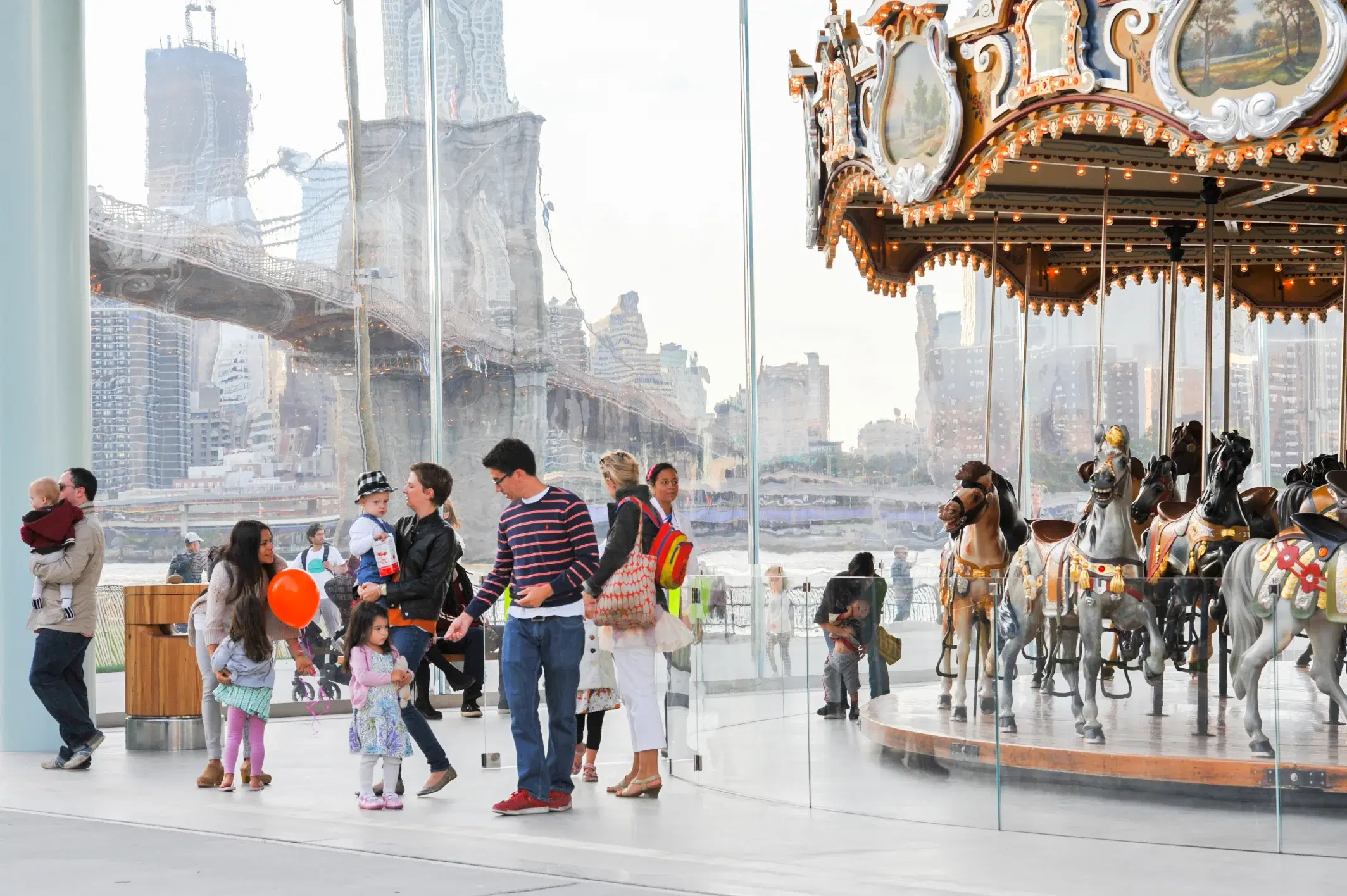 Jane's Carousel at Brooklyn Bridge Park 