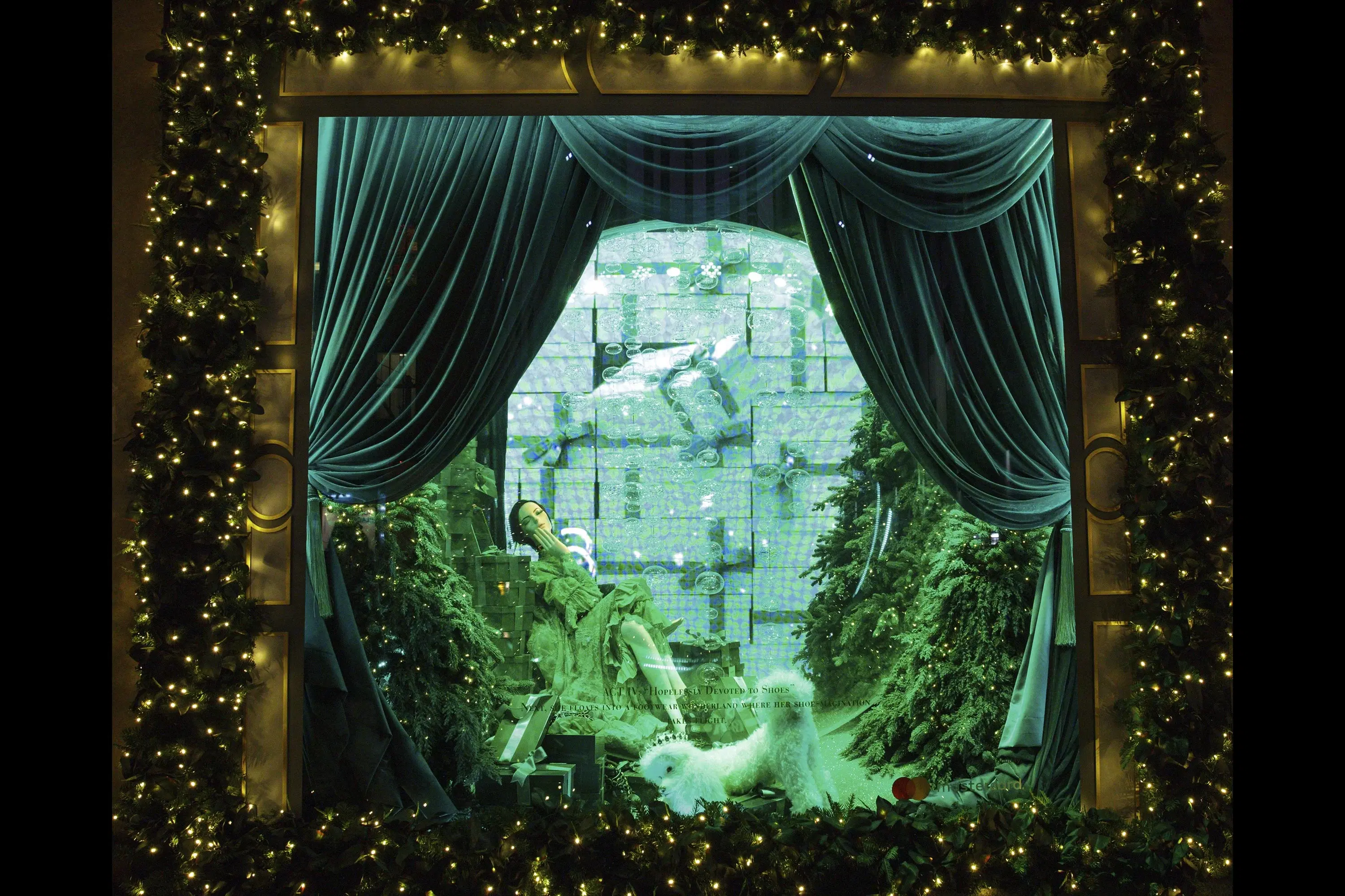 saks fifth avenue, holiday window