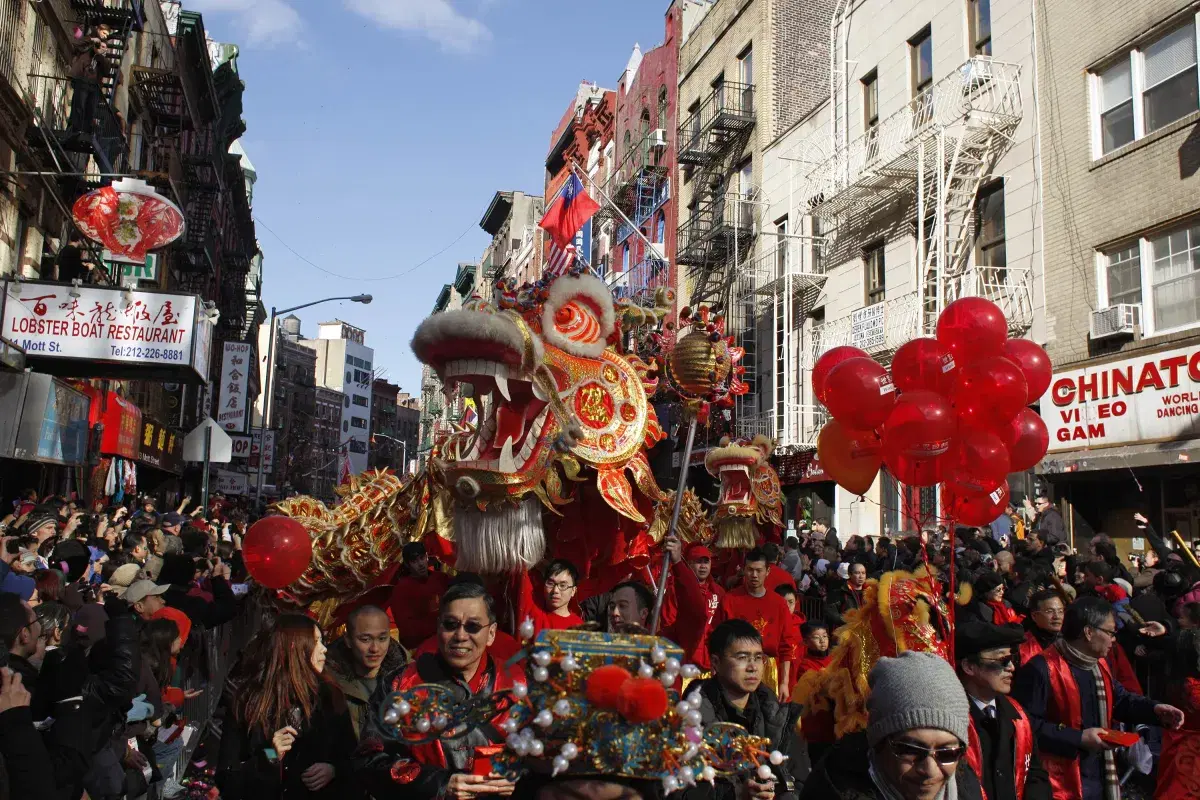 Lunar New Year Parade, Manhattan. Photo: Joe Buglewicz