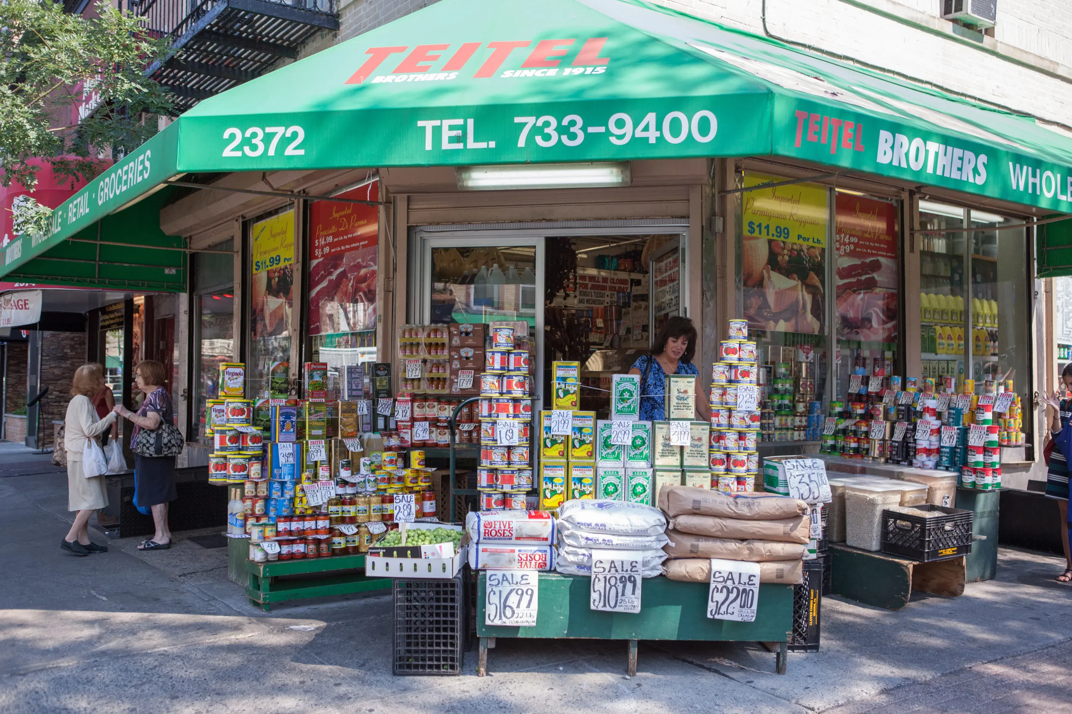 Teitel Brother's Market in the Bronx 