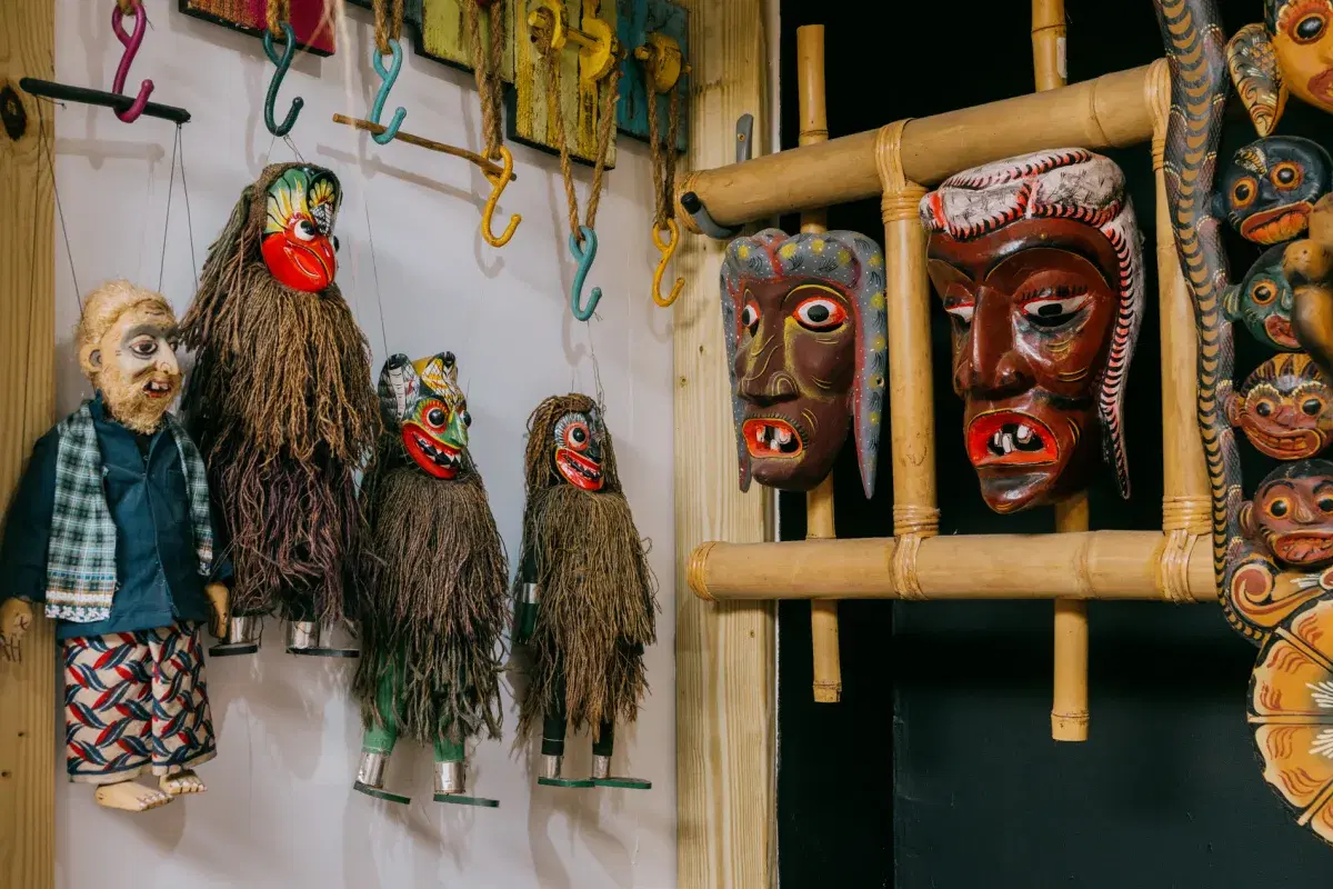 Sri Lankan puppets and masks