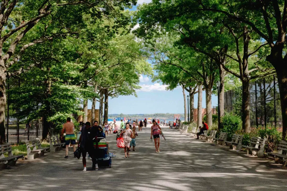 Pathway to Orchard Beach