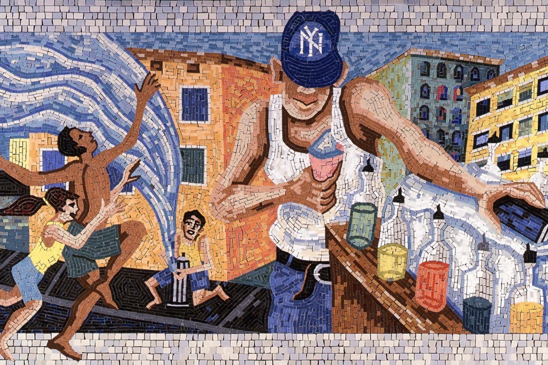 Manny Vega’s New York Tile Collage