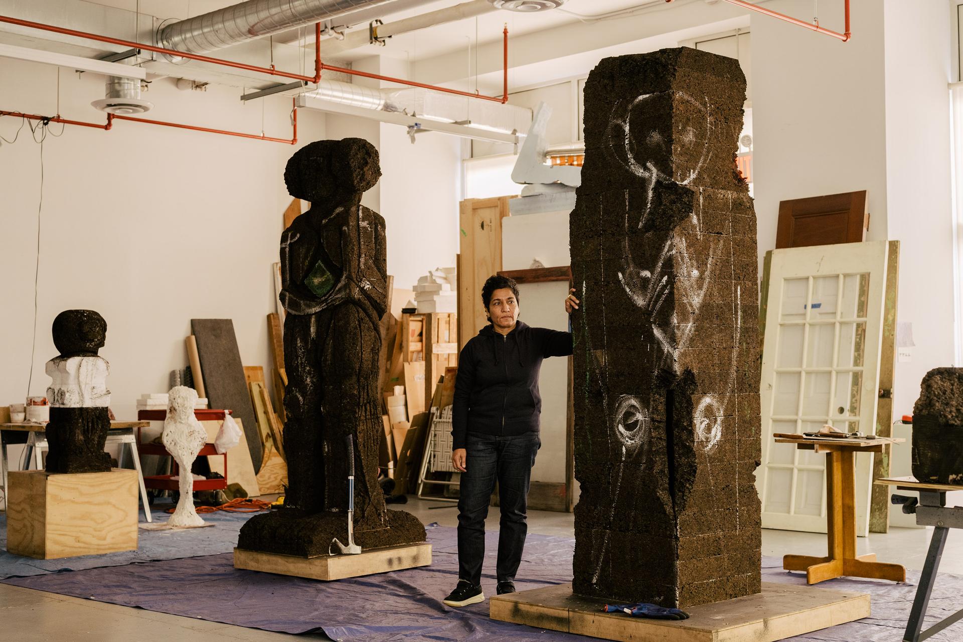 Portrait of Huma Bhabha